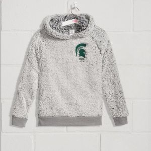 NWOT Victoria’s Secret Pink MICHIGAN STATE SHERPA